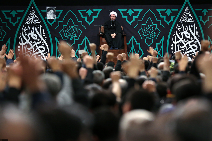 İmam Humeyni (ra) Hüseyniyesi'nde Hazreti Fatıma Zehra'nın (s.a) Şehadet Yas Merasimi